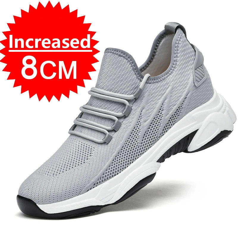 Elevate Your Style with Our Casual Men's Sneakers - Height-Enhancing Comfort for Every Occasion