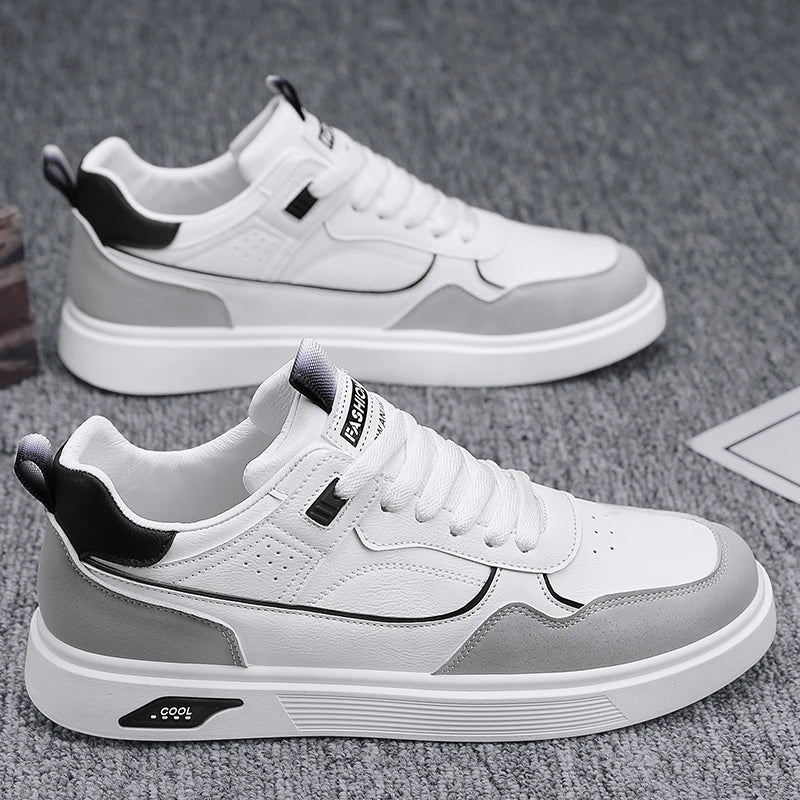 Große Four Seasons Atmungsaktive Leichte Trendige Herren-Freizeit-Sportschuhe, Skateboard-Schuhe