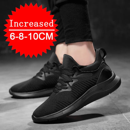 Neue Männer Turnschuhe Aufzug Schuhe Höhe Erhöhen Schuhe Für Männer Mesh Atmungsaktive Höhe Zunehmende Schuhe Mann Erhöhen Schuhe 6-10CM