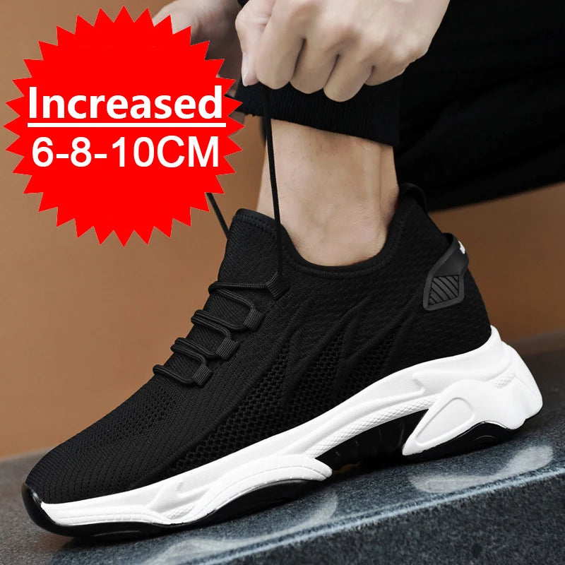 Elevate Your Style with Our Casual Men's Sneakers - Height-Enhancing Comfort for Every Occasion