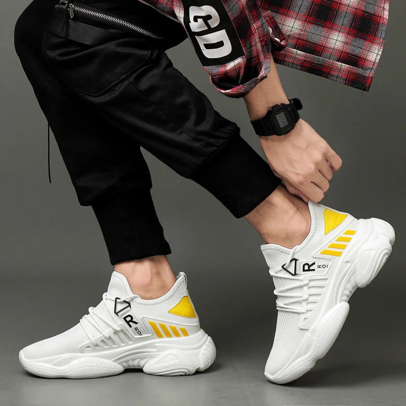 Herren-Aufzugsschuhe, Atmungsaktive Turnschuhe, Versteckte Absätze, 8 Cm, 6 Cm, Optionale Absätze, Höhenvergrößernde Sportschuhe Für Männer