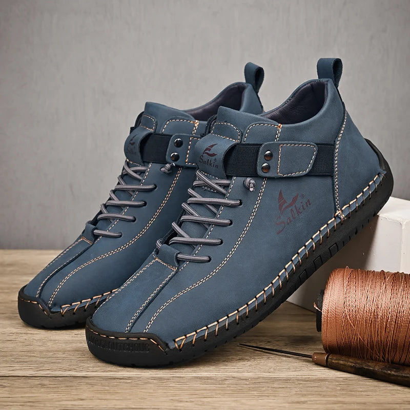 Entdecken Sie die neuen handgefertigten Leder Casual Schuhe für Herren – atmungsaktive und stilvolle Sneakers für jeden Anlass!