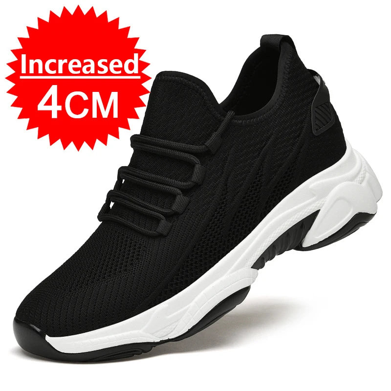 Elevate Your Style with Our Casual Men's Sneakers - Height-Enhancing Comfort for Every Occasion