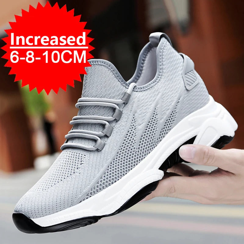 Elevate Your Style with Our Casual Men's Sneakers - Height-Enhancing Comfort for Every Occasion