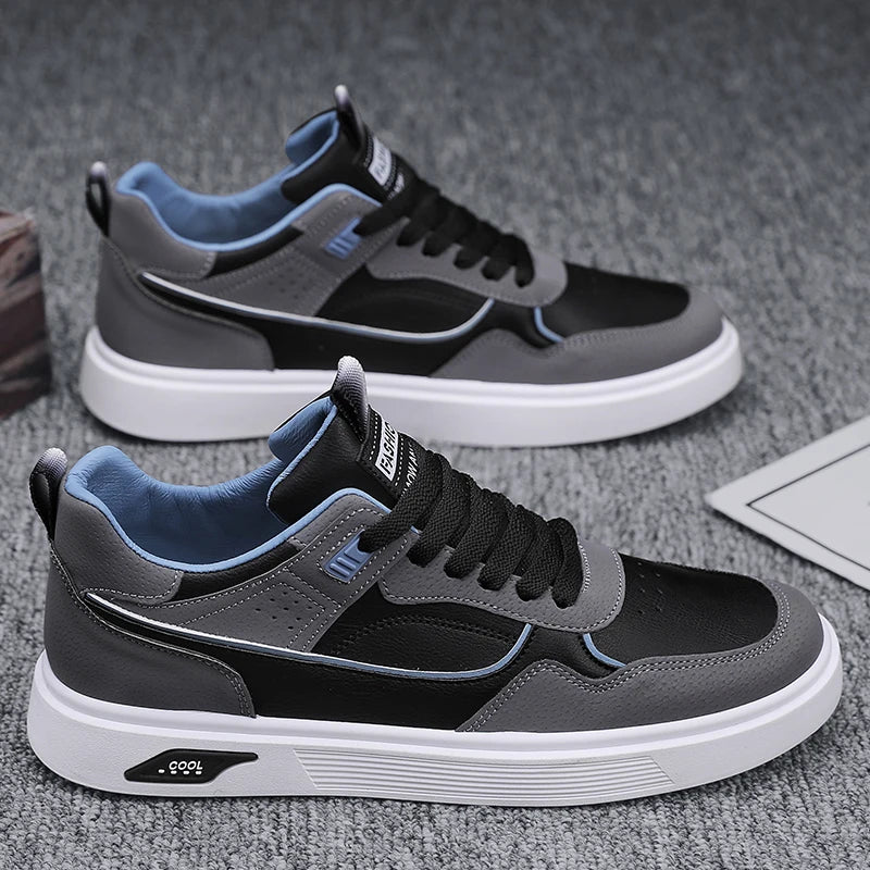 Große Four Seasons Atmungsaktive Leichte Trendige Herren-Freizeit-Sportschuhe, Skateboard-Schuhe