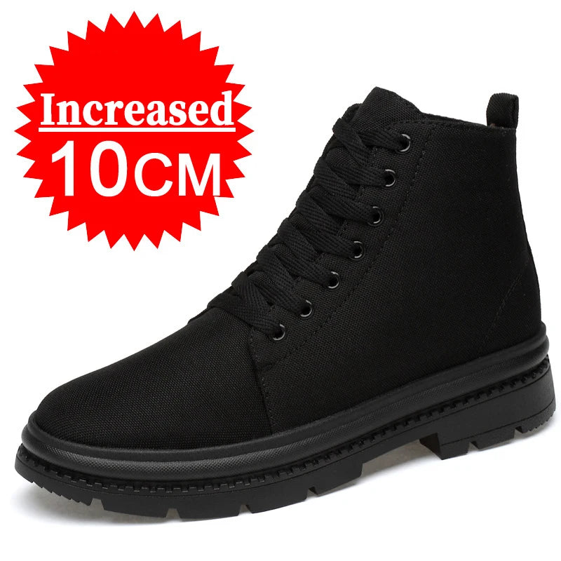 Stylish Men's Elevation Sneakers with Hidden Heels - Boost Your Height Up to 10CM!
