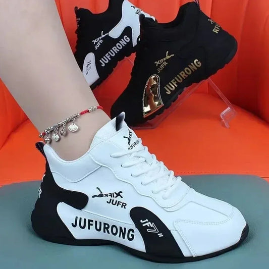 Stylish Women's Summer Sneakers - Breathable Mesh Lace-Up Platform Shoes for Ultimate Comfort and Design
