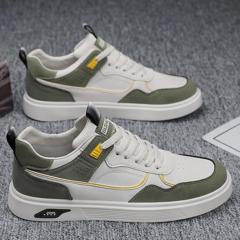 Große Four Seasons Atmungsaktive Leichte Trendige Herren-Freizeit-Sportschuhe, Skateboard-Schuhe