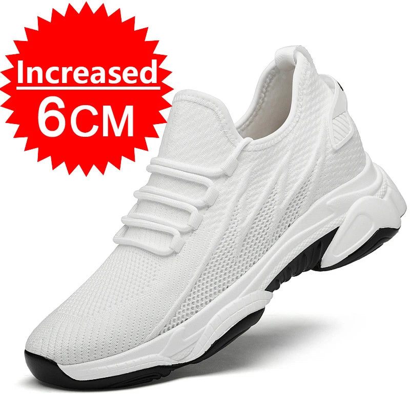 Elevate Your Style with Our Casual Men's Sneakers - Height-Enhancing Comfort for Every Occasion