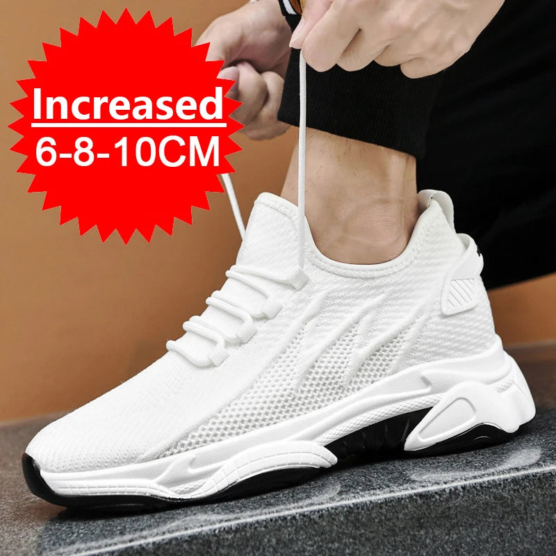 Elevate Your Style with Our Casual Men's Sneakers - Height-Enhancing Comfort for Every Occasion